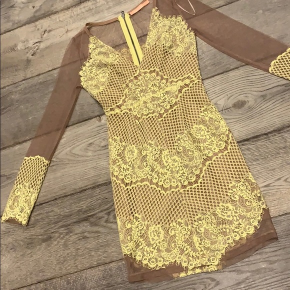 Lace Appliqué Dress - Picture 1 of 6